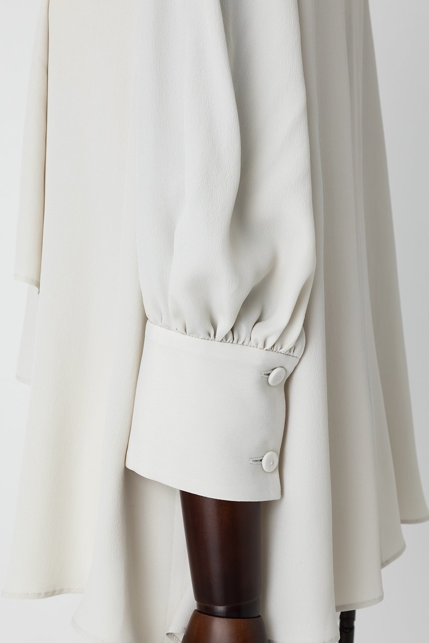 【オーヴィル/EAUVIRE】のボウタイブラウス 人気、トレンドファッション・服の通販 founy(ファニー) 　ファッション　Fashion　レディースファッション　Fashion for Women　トップス・カットソー　Cut & Sew Tops　シャツ・ブラウス・オフィスカジュアル　Elegant Blouses & Button-Ups　シルク　Silk, 100% Silk　ジャケット　Jacket, Outerwear　スリーブ　Sleeve, Long Sleeve / Short Sleeve　ロング　Long, Long-Length　other-5|ID: prp329100004906428 ipo3291000000036736300