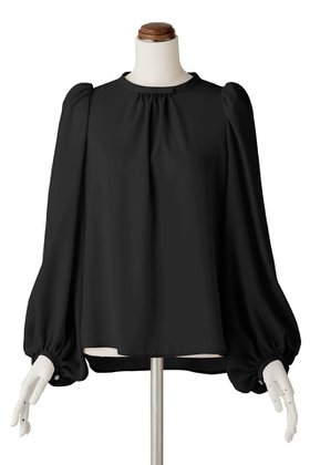 【デイジーリン/DAISY LIN】のBlouse “Audrey Ribbon II” 人気、トレンドファッション・服の通販 founy(ファニー) ファッション Fashion レディースファッション Fashion for Women トップス・カットソー Cut & Sew Tops シャツ・ブラウス・オフィスカジュアル Elegant Blouses & Button-Ups ウォッシャブル Machine Washable シンプル Simple, Minimal スリーブ Sleeve, Long Sleeve / Short Sleeve チュール Tulip, Tulip Motif ドレープ Drape, Draping Fabric フロント Front, Front Design リボン Ribbon, Bow ロング Long, Long-Length 人気 Popular, Best Seller 秋 Autumn |ID:prp329100004906440