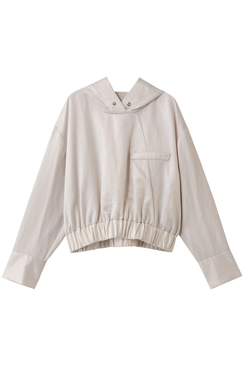 【スタニングルアー/STUNNING LURE】の【Waltz】サテンクロップドフーディ 人気、トレンドファッション・服の通販 founy(ファニー) 　ファッション　Fashion　レディースファッション　Fashion for Women　トップス・カットソー　Cut & Sew Tops　シャツ・ブラウス・オフィスカジュアル　Elegant Blouses & Button-Ups　エレガント 上品　Elegant　サテン　Satin, Glossy Fabric　スポーティ　Sporty, Casual Athletic　スリーブ　Sleeve, Long Sleeve / Short Sleeve　バランス　Balance, Style Balance　フロント　Front, Front Design　ポケット　Pocket, Pocket Detail　リラックス　Relax, Relaxed Fit　ロング　Long, Long-Length　 other-1|ID: prp329100004906441 ipo3291000000036736398