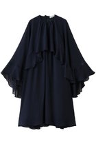 【ジェイドット/j.】のトリアセジョーゼットフリルドレスブラウス 人気、トレンドファッション・服の通販 founy(ファニー) ファッション Fashion レディースファッション Fashion for Women トップス・カットソー Cut & Sew Tops シャツ・ブラウス・オフィスカジュアル Elegant Blouses & Button-Ups ワンピース Dresses フォーマル・パーティードレス・結婚式用ドレス Elegant & Casual Dresses エアリー Airy Texture シアー Sheer, See-Through ジョーゼット Georgette, Semi-Sheer Fabric スリーブ Sleeve, Long Sleeve / Short Sleeve パーティ Party, Party Style フェミニン Feminine, Girly フリル Frill, Ruffle ロング Long, Long-Length thumbnail ネイビー|ID: prp329100004906450 ipo3291000000036736461