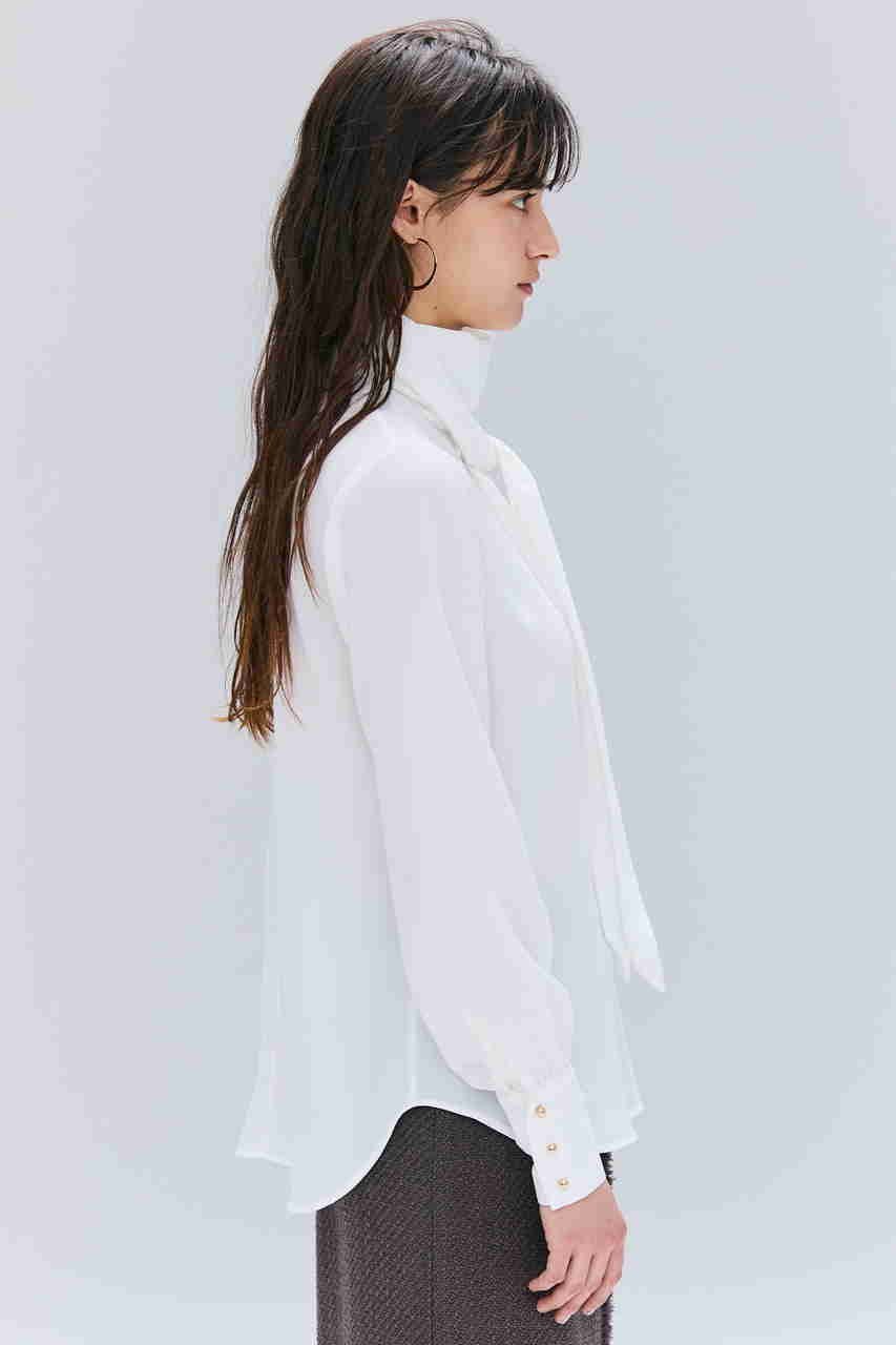 【ベイジ,/BEIGE,】のSTOW / パフスリーブボウタイブラウス 人気、トレンドファッション・服の通販 founy(ファニー) 　ファッション　Fashion　レディースファッション　Fashion for Women　トップス・カットソー　Cut & Sew Tops　シャツ・ブラウス・オフィスカジュアル　Elegant Blouses & Button-Ups　インナー　Innerwear　エレガント 上品　Elegant　ジャケット　Jacket, Outerwear　スリーブ　Sleeve, Long Sleeve / Short Sleeve　ロング　Long, Long-Length　人気　Popular, Best Seller　ビジネス 仕事 通勤　Business / Work / Commuting　other-7|ID: prp329100004906451 ipo3291000000036736483