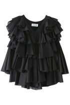 【アユーシ/AAYUSHI】のレイヤードラッフルブラウス 人気、トレンドファッション・服の通販 founy(ファニー) ファッション Fashion レディースファッション Fashion for Women トップス・カットソー Cut & Sew Tops キャミソール&ノースリーブ Camisoles & Sleeveless Tops シャツ・ブラウス・オフィスカジュアル Elegant Blouses & Button-Ups インド Indian Textile コンパクト Compact, Small Size デニム Denim, Jeans Material ドレス Dress, One-Piece ノースリーブ Sleeveless, No-Sleeve バランス Balance, Style Balance フロント Front, Front Design ラッフル Ruffle, Frill 再入荷 Restock / Back in Stock thumbnail ブラック|ID: prp329100004906456 ipo3291000000036736507