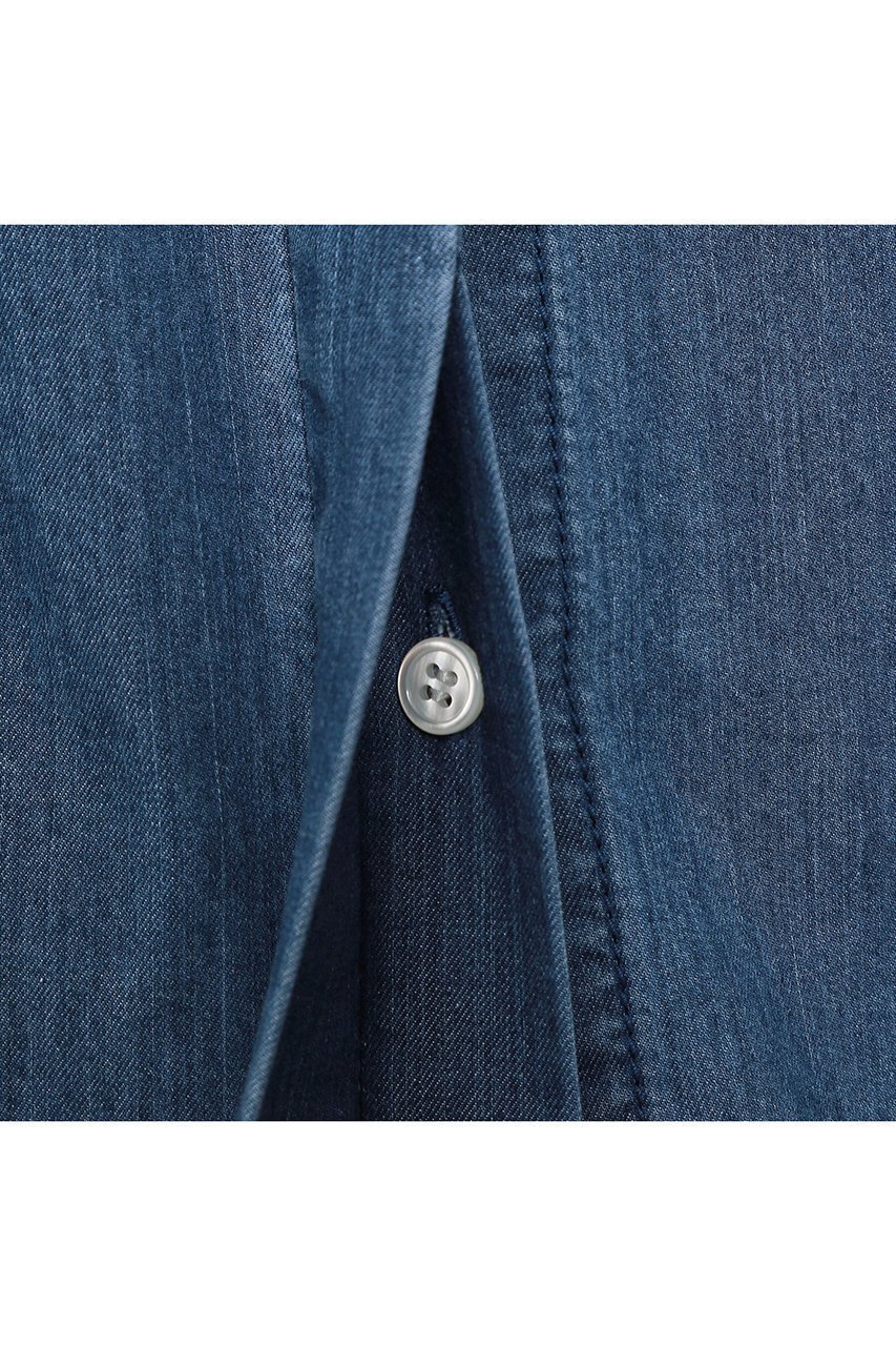 【オブリオ/AUBRIOT】のウォッシュドライトデニムシャツ 人気、トレンドファッション・服の通販 founy(ファニー) 　ファッション　Fashion　レディースファッション　Fashion for Women　トップス・カットソー　Cut & Sew Tops　シャツ・ブラウス・オフィスカジュアル　Elegant Blouses & Button-Ups　ストレート　Straight, Straight Cut　スリーブ　Sleeve, Long Sleeve / Short Sleeve　デニム　Denim, Jeans Material　ブリーチ　Bleach, Washed Finish　ロング　Long, Long-Length　ワーク　Workwear, Utility Style　新作・新入荷　New Arrivals / New In　other-8|ID: prp329100004906458 ipo3291000000036736527