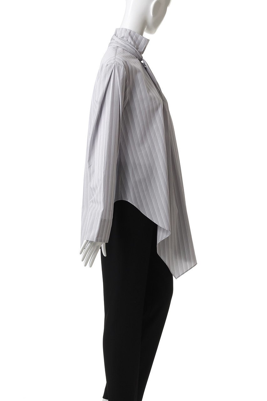 【バウト/BOWTE】のCOTTON BROAD KNOT LIKE BLOUSE/ブラウス 人気、トレンドファッション・服の通販 founy(ファニー) 　ファッション　Fashion　レディースファッション　Fashion for Women　トップス・カットソー　Cut & Sew Tops　シャツ・ブラウス・オフィスカジュアル　Elegant Blouses & Button-Ups　アシンメトリー　Asymmetrical Style　イレギュラー　Irregular Design　ジャケット　Jacket, Outerwear　スリーブ　Sleeve, Long Sleeve / Short Sleeve　ブロード　Broadcloth, Fine Cotton　ロング　Long, Long-Length　other-3|ID: prp329100004906464 ipo3291000000036736569