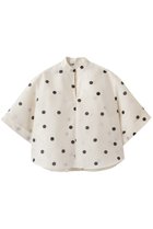 【エムフィル/M Fil】のドットオーガンジー クロップドブラウス 人気、トレンドファッション・服の通販 founy(ファニー) ファッション Fashion レディースファッション Fashion for Women トップス・カットソー Cut & Sew Tops シャツ・ブラウス・オフィスカジュアル Elegant Blouses & Button-Ups オーガンジー Organza Fabric カフス Cuff Design ショート Short, Short Length シンプル Simple, Minimal スキッパー Skipper, Open Collar スリーブ Sleeve, Long Sleeve / Short Sleeve ドット Polka Dot, Dot Pattern thumbnail オフホワイト|ID: prp329100004906475 ipo3291000000036736649