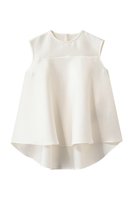 【エムフィル/M Fil】のシルキーWクロス クルーネックフレアブラウス 人気、トレンドファッション・服の通販 founy(ファニー) ファッション Fashion レディースファッション Fashion for Women トップス・カットソー Cut & Sew Tops キャミソール&ノースリーブ Camisoles & Sleeveless Tops シャツ・ブラウス・オフィスカジュアル Elegant Blouses & Button-Ups おすすめ Recommended / Our Picks エアリー Airy Texture セットアップ Set-Up, Coordinated Outfit ノースリーブ Sleeveless, No-Sleeve ハーフ Half, Half-Length フィット Fit, Slim Fit フレア Flare, Flared ボトム Bottoms, Lower Wear ミリタリー Military, Army Style ヨーク Yoke, Yoke Design リラックス Relax, Relaxed Fit ワイド Wide, Wide Fit |ID:prp329100004906476