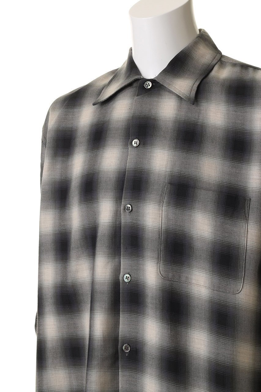 【セブン バイ セブン/SEVEN BY SEVEN / MEN】の【MEN】OMBRE CHECK ルーズ シャツ 人気、トレンドファッション・服の通販 founy(ファニー) 　ファッション　Fashion　メンズファッション　Fashion for Men　スリーブ　Sleeve, Long Sleeve / Short Sleeve　ルーズ　Loose, Oversized　ロング　Long, Long-Length　羽織　Haori, Light Jacket　other-5|ID: prp329100004906487 ipo3291000000036736753