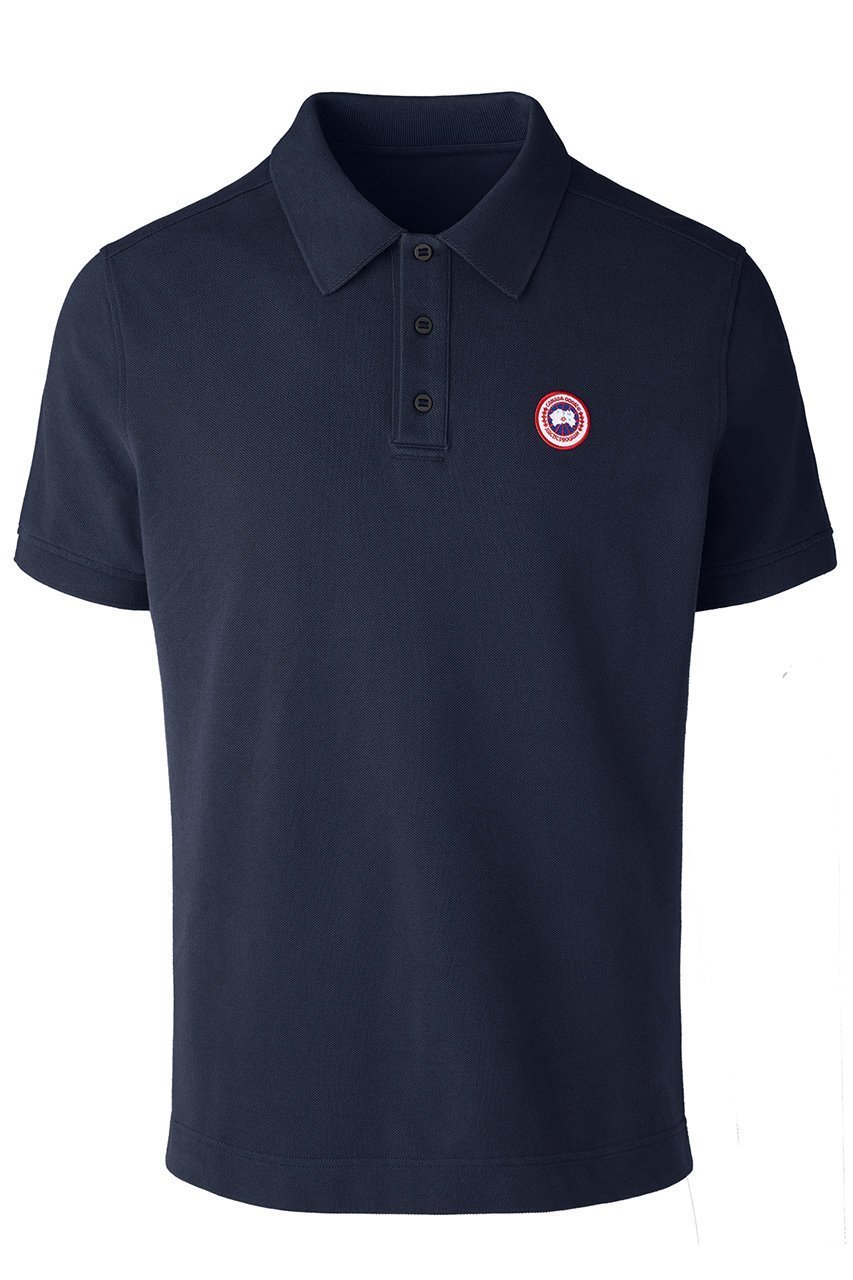 【カナダグース/CANADA GOOSE / MEN】の【MEN】1600M Beckley Polo ベックリー ポロ インテリア・キッズ・メンズ・レディースファッション・服の通販 founy(ファニー) 　ファッション　Fashion　メンズファッション　Fashion for Men　クラシック　Classic, Timeless Style　フォーマル　Formal, Dressy　フロント　Front, Front Design　ポロシャツ　Polo Shirt, Collared Tee　リブニット　Rib Knit, Ribbed Knit　エレガント 上品　Elegant　アトランティックネイビー|ID: prp329100004906493 ipo3291000000036736789