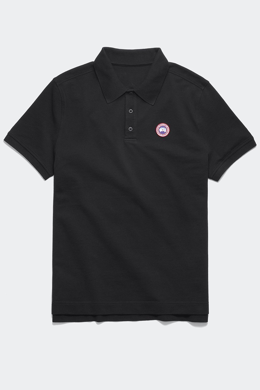 【カナダグース/CANADA GOOSE / MEN】の【MEN】1600M Beckley Polo ベックリー ポロ インテリア・キッズ・メンズ・レディースファッション・服の通販 founy(ファニー) 　ファッション　Fashion　メンズファッション　Fashion for Men　クラシック　Classic, Timeless Style　フォーマル　Formal, Dressy　フロント　Front, Front Design　ポロシャツ　Polo Shirt, Collared Tee　リブニット　Rib Knit, Ribbed Knit　エレガント 上品　Elegant　ブラック|ID: prp329100004906493 ipo3291000000036736790
