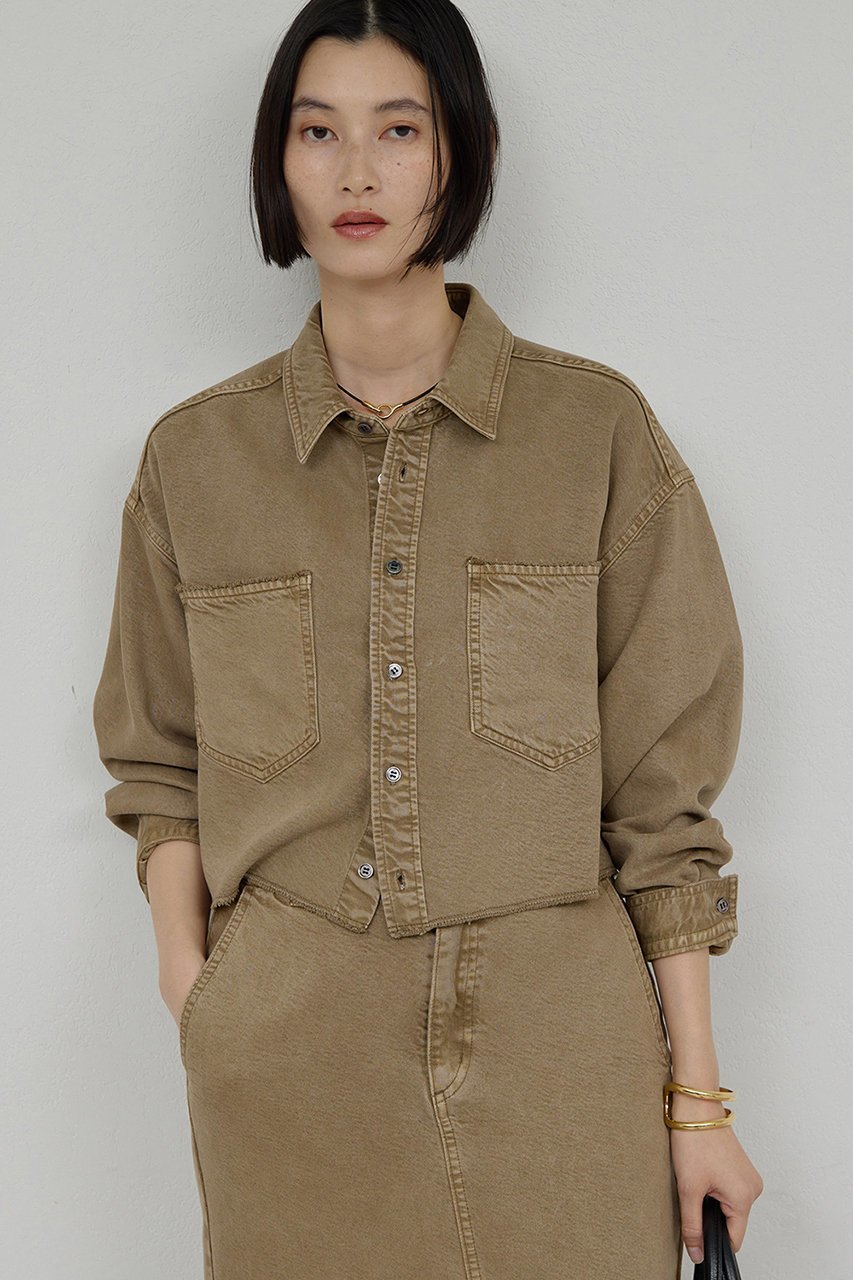 【ガリャルダガランテ/GALLARDAGALANTE】の【セットアップ対応】リヨセルショートシャツ 人気、トレンドファッション・服の通販 founy(ファニー) 　ファッション　Fashion　レディースファッション　Fashion for Women　トップス・カットソー　Cut & Sew Tops　シャツ・ブラウス・オフィスカジュアル　Elegant Blouses & Button-Ups　おすすめ　Recommended / Our Picks　ショート　Short, Short Length　スリーブ　Sleeve, Long Sleeve / Short Sleeve　セットアップ　Set-Up, Coordinated Outfit　ポケット　Pocket, Pocket Detail　ロング　Long, Long-Length　今季　This Season, Current Season　other-8|ID: prp329100004906499 ipo3291000000036736838