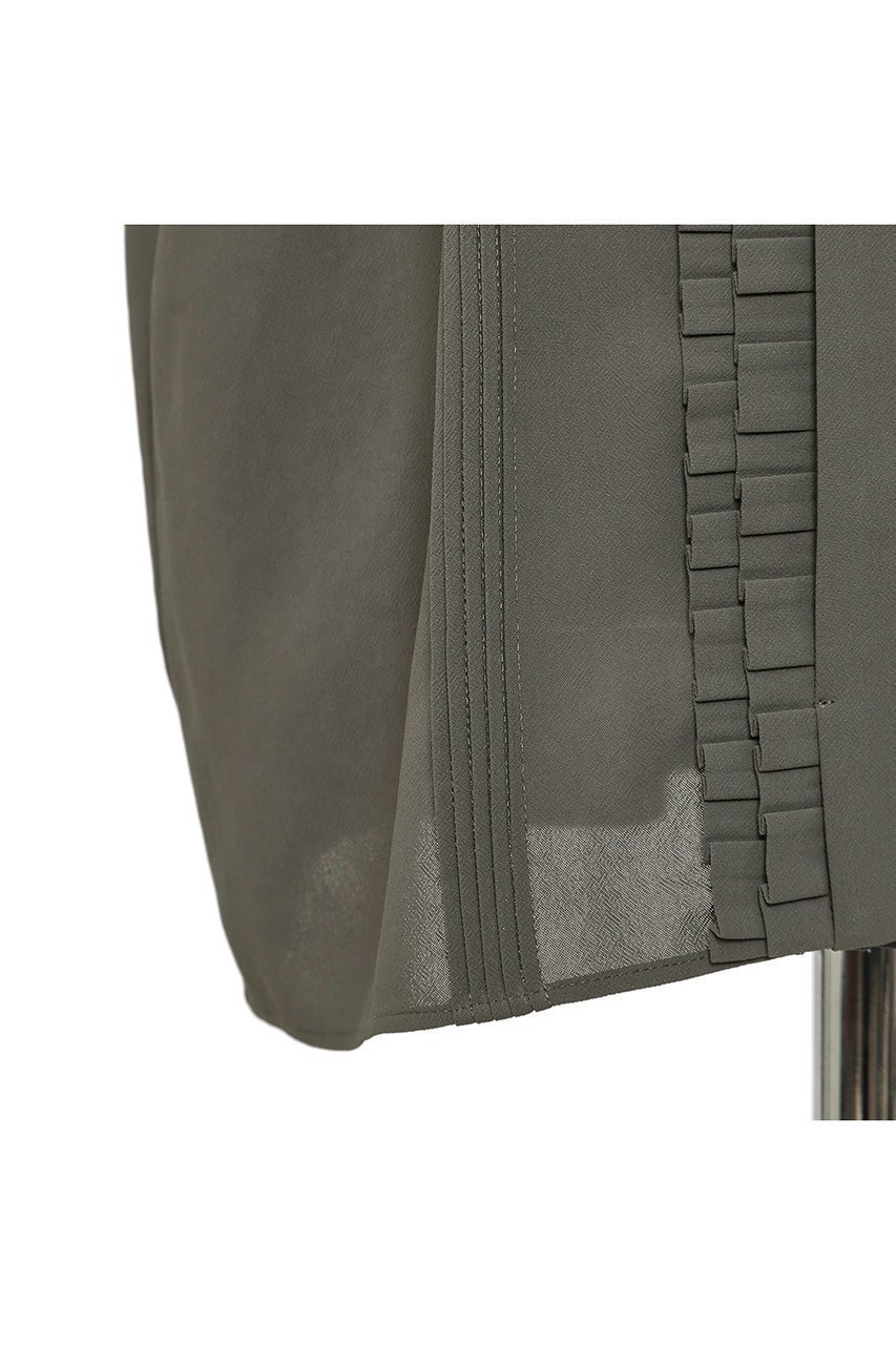 【オブリオ/AUBRIOT】のアムンゼン フリルディティールブラウス 人気、トレンドファッション・服の通販 founy(ファニー) 　ファッション　Fashion　レディースファッション　Fashion for Women　トップス・カットソー　Cut & Sew Tops　シャツ・ブラウス・オフィスカジュアル　Elegant Blouses & Button-Ups　とろみ　Fluid, Flowy Fabric　エレガント 上品　Elegant　ショート　Short, Short Length　ストレッチ　Stretch, Stretchy Fabric　スリーブ　Sleeve, Long Sleeve / Short Sleeve　フリル　Frill, Ruffle　フロント　Front, Front Design　プリーツ　Pleats, Pleated　ペーパー　Paper, Kraft Paper　other-7|ID: prp329100004906500 ipo3291000000036736850