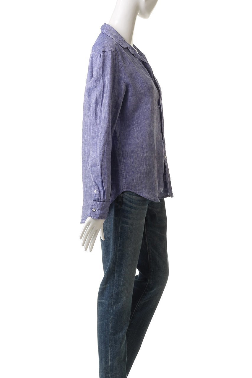【フランク&アイリーン/Frank&Eileen】のEILEEN イタリアンリネン ブルー シャツ 人気、トレンドファッション・服の通販 founy(ファニー) 　ファッション　Fashion　レディースファッション　Fashion for Women　トップス・カットソー　Cut & Sew Tops　シャツ・ブラウス・オフィスカジュアル　Elegant Blouses & Button-Ups　スリーブ　Sleeve, Long Sleeve / Short Sleeve　トレンド　Trend, Trending Now　リネン　Linen, Linen Fabric　ロング　Long, Long-Length　エレガント 上品　Elegant　定番　Standard, Basic Item　other-3|ID: prp329100004906501 ipo3291000000036736859