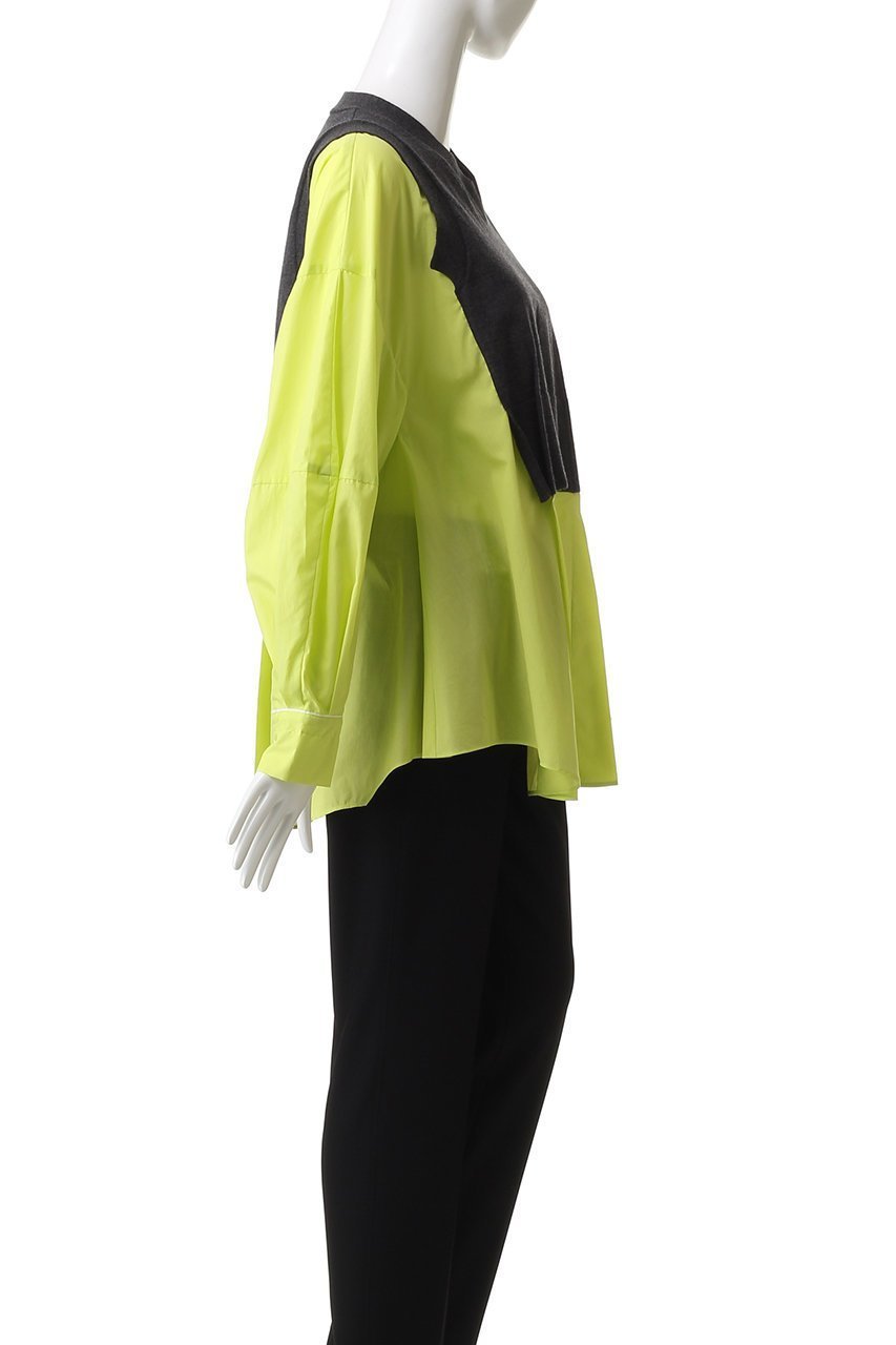 【エンフォルド/ENFOLD】のFAKE-LAYERED PULLOVER/プルオーバー 人気、トレンドファッション・服の通販 founy(ファニー) 　ファッション　Fashion　レディースファッション　Fashion for Women　トップス・カットソー　Cut & Sew Tops　シャツ・ブラウス・オフィスカジュアル　Elegant Blouses & Button-Ups　カジュアルプルオーバー・ニットトップス　Pullovers & Knit Tops / Casual Pullovers　カフス　Cuff Design　スリーブ　Sleeve, Long Sleeve / Short Sleeve　ドッキング　Docking, Mixed Material　ベスト　Vest, Waistcoat　ロング　Long, Long-Length　other-3|ID: prp329100004906513 ipo3291000000036736933