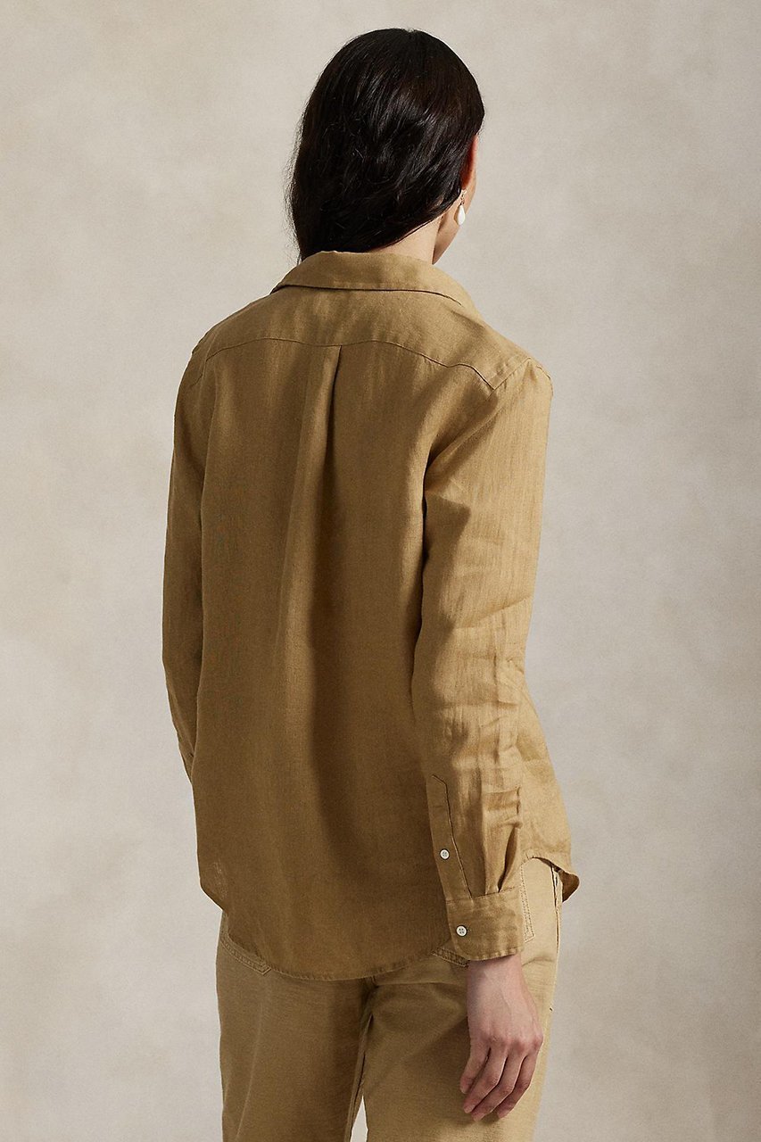 【ラルフローレン/RALPH LAUREN】の【POLO RALPH LAUREN】クラシック フィット リネン シャツ 人気、トレンドファッション・服の通販 founy(ファニー) 　ファッション　Fashion　レディースファッション　Fashion for Women　トップス・カットソー　Cut & Sew Tops　シャツ・ブラウス・オフィスカジュアル　Elegant Blouses & Button-Ups　クラシック　Classic, Timeless Style　スリーブ　Sleeve, Long Sleeve / Short Sleeve　フィット　Fit, Slim Fit　リネン　Linen, Linen Fabric　リラックス　Relax, Relaxed Fit　ロング　Long, Long-Length　エレガント 上品　Elegant　other-5|ID: prp329100004906524 ipo3291000000036737003