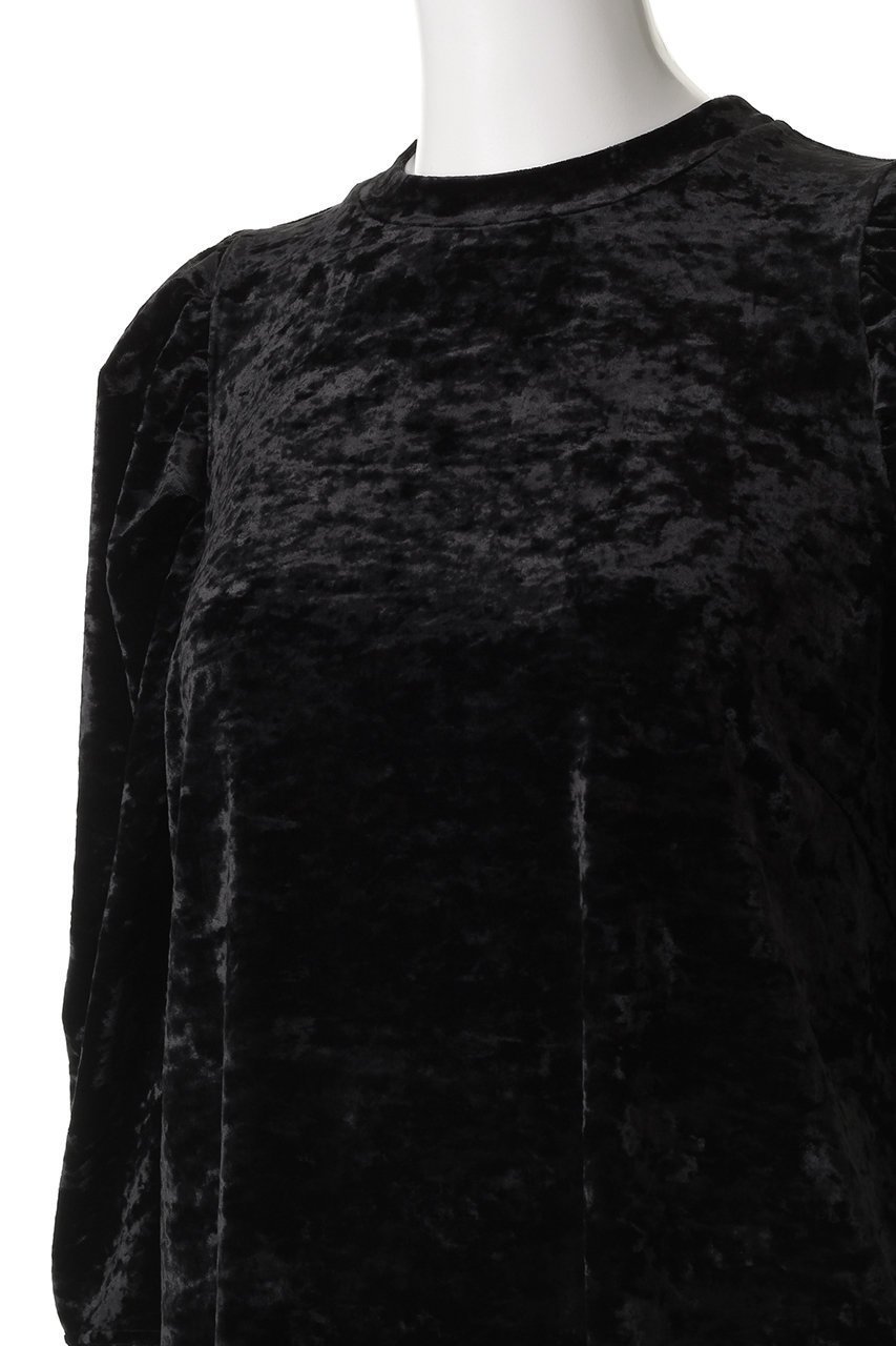 【オブラダ/Oblada】のシャーリングベロアトップス 人気、トレンドファッション・服の通販 founy(ファニー) 　ファッション　Fashion　レディースファッション　Fashion for Women　トップス・カットソー　Cut & Sew Tops　シャツ・ブラウス・オフィスカジュアル　Elegant Blouses & Button-Ups　ベロアトップス　Velour Tops / Velvet-Look Items　スリーブ　Sleeve, Long Sleeve / Short Sleeve　ベロア　Velour, Soft Velvet　ボトム　Bottoms, Lower Wear　リュクス　Luxury, Elegant, High-End, Chic　ロング　Long, Long-Length　other-5|ID: prp329100004906527 ipo3291000000036737024