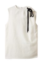 【セアン/SCEARN】のCOTTON NYLON JACQUARD ブラウス 人気、トレンドファッション・服の通販 founy(ファニー) ファッション Fashion レディースファッション Fashion for Women トップス・カットソー Cut & Sew Tops キャミソール&ノースリーブ Camisoles & Sleeveless Tops シャツ・ブラウス・オフィスカジュアル Elegant Blouses & Button-Ups エレガント 上品 Elegant シンプル Simple, Minimal ジャカード／ジャガード Jacquard, Woven Pattern ノースリーブ Sleeveless, No-Sleeve リュクス Luxury, Elegant, High-End, Chic thumbnail Ecru|ID: prp329100004906546 ipo3291000000036737154