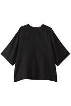 【セアン/SCEARN】の22MM SILK TWILL ブラウス 人気、トレンドファッション・服の通販 founy(ファニー) ファッション Fashion レディースファッション Fashion for Women トップス・カットソー Cut & Sew Tops シャツ・ブラウス・オフィスカジュアル Elegant Blouses & Button-Ups ショート Short, Short Length シルク Silk, 100% Silk シンプル Simple, Minimal スリーブ Sleeve, Long Sleeve / Short Sleeve ツイル Twist, Twisted Detail ハーフ Half, Half-Length エレガント 上品 Elegant thumbnail Black|ID: prp329100004906547 ipo3291000000036737161