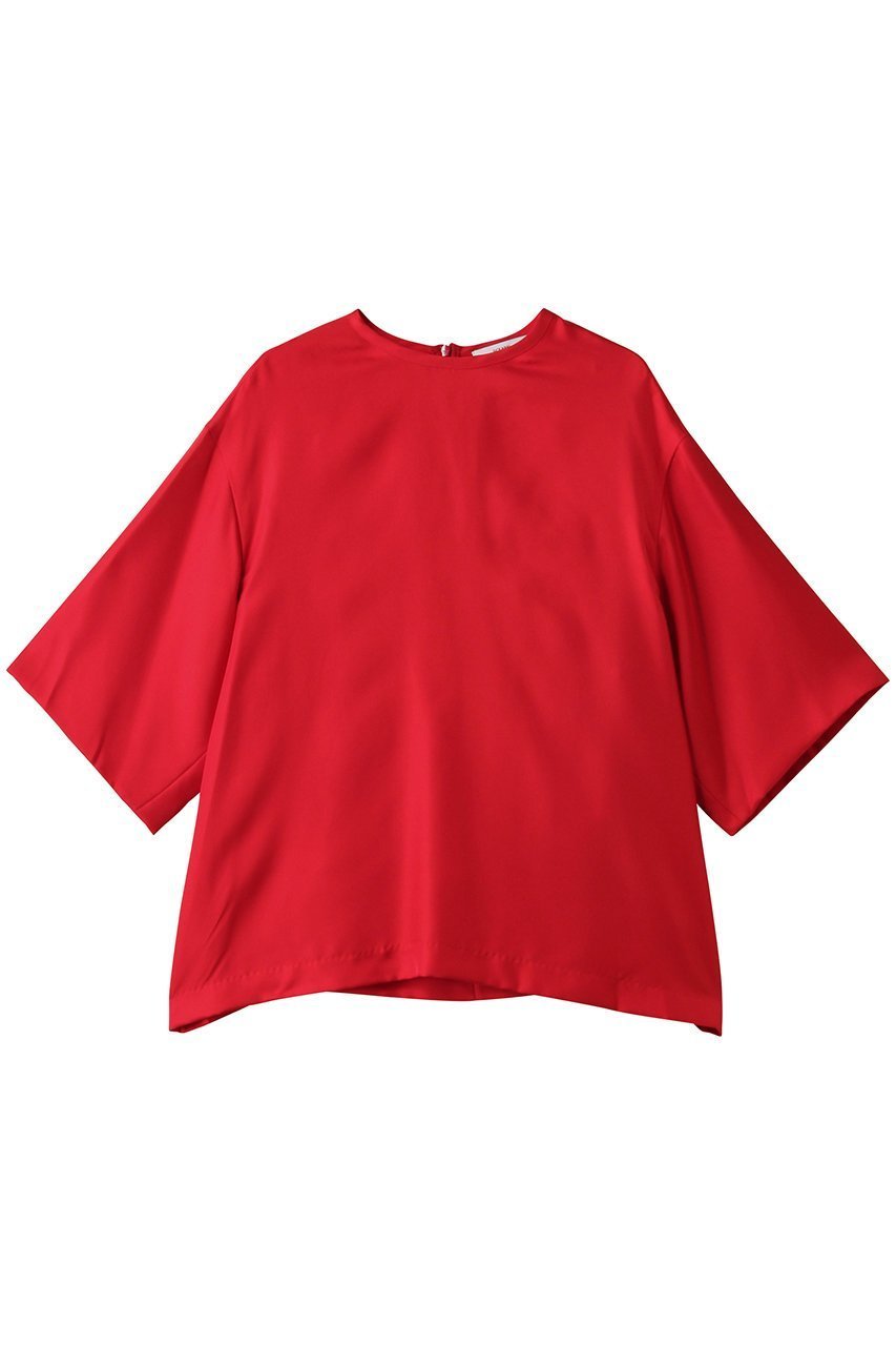 【セアン/SCEARN】の22MM SILK TWILL ブラウス インテリア・キッズ・メンズ・レディースファッション・服の通販 founy(ファニー) 　ファッション　Fashion　レディースファッション　Fashion for Women　トップス・カットソー　Cut & Sew Tops　シャツ・ブラウス・オフィスカジュアル　Elegant Blouses & Button-Ups　ショート　Short, Short Length　シルク　Silk, 100% Silk　シンプル　Simple, Minimal　スリーブ　Sleeve, Long Sleeve / Short Sleeve　ツイル　Twist, Twisted Detail　ハーフ　Half, Half-Length　エレガント 上品　Elegant　Beni|ID: prp329100004906547 ipo3291000000036737162