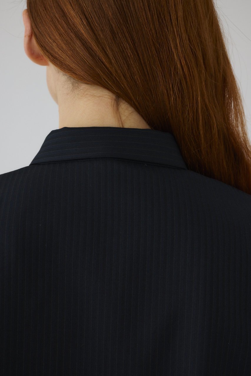 【リムアーク/RIM.ARK】のBox shirt/シャツ 人気、トレンドファッション・服の通販 founy(ファニー) 　ファッション　Fashion　レディースファッション　Fashion for Women　トップス・カットソー　Cut & Sew Tops　シャツ・ブラウス・オフィスカジュアル　Elegant Blouses & Button-Ups　ショート　Short, Short Length　ストライプ　Stripe, Striped Pattern　スリーブ　Sleeve, Long Sleeve / Short Sleeve　バランス　Balance, Style Balance　モダン　Modern, Contemporary　ロング　Long, Long-Length　エレガント 上品　Elegant　other-8|ID: prp329100004906563 ipo3291000000036737274