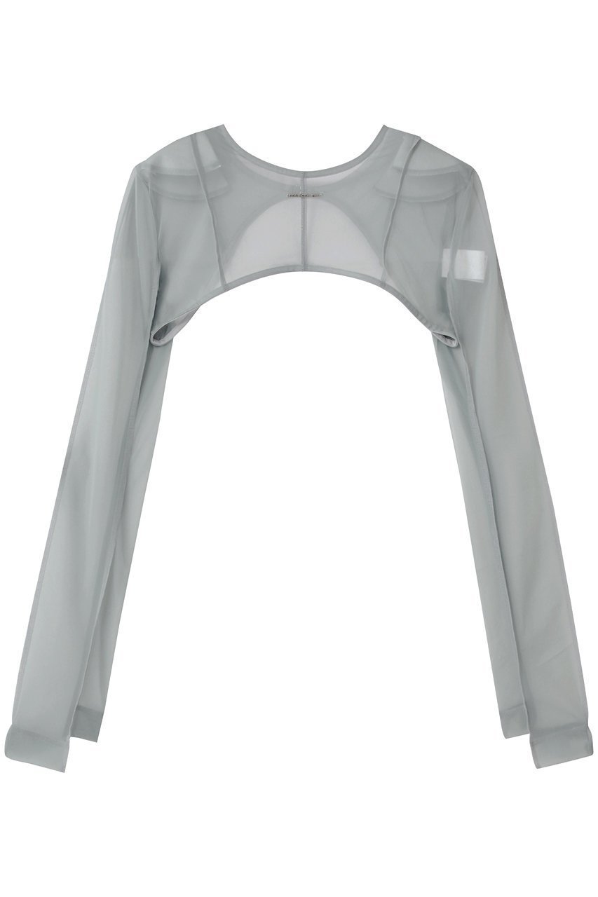 【プランク プロジェクト/PRANK PROJECT】のシアーショートボレロ / Sheer Short Bolero インテリア・キッズ・メンズ・レディースファッション・服の通販 founy(ファニー) 　ファッション　Fashion　レディースファッション　Fashion for Women　アウター　Coat / Outerwear Collection　ボレロ・ショート丈ジャケット / ドレス羽織りに　Boleros & Short Jackets　トップス・カットソー　Cut & Sew Tops　シャツ・ブラウス・オフィスカジュアル　Elegant Blouses & Button-Ups　おすすめ　Recommended / Our Picks　コンパクト　Compact, Small Size　シアー　Sheer, See-Through　ショート　Short, Short Length　スリーブ　Sleeve, Long Sleeve / Short Sleeve　タンク　Tank Top, Sleeveless Top　タンブラー　Tumbler, Travel Mug　チャーム　Charm, Pendant　プレート　Plate, Dish　ボレロ　Bolero, Short Cardigan　ロング　Long, Long-Length　エレガント 上品　Elegant　夏　Summer　BLU(ブルー)|ID: prp329100004906573 ipo3291000000036737338