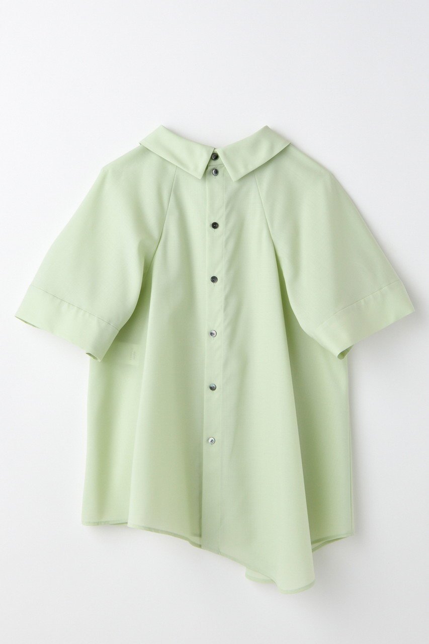 【エンフォルド/ENFOLD】のHIGH-NECK BLOUSE/ブラウス 人気、トレンドファッション・服の通販 founy(ファニー) 　ファッション　Fashion　レディースファッション　Fashion for Women　トップス・カットソー　Cut & Sew Tops　シャツ・ブラウス・オフィスカジュアル　Elegant Blouses & Button-Ups　おすすめ　Recommended / Our Picks　エレガント 上品　Elegant　ショート　Short, Short Length　スリーブ　Sleeve, Long Sleeve / Short Sleeve　セットアップ　Set-Up, Coordinated Outfit　ハイネック　High Neck, Mock Neck　ワイド　Wide, Wide Fit　other-2|ID: prp329100004906592 ipo3291000000036737467
