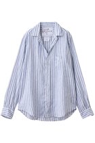 【フランク&アイリーン/Frank&Eileen】のEILEEN イタリアンリネン ボールドストライプ シャツ 人気、トレンドファッション・服の通販 founy(ファニー) ファッション Fashion レディースファッション Fashion for Women トップス・カットソー Cut & Sew Tops シャツ・ブラウス・オフィスカジュアル Elegant Blouses & Button-Ups ストライプ Stripe, Striped Pattern スリーブ Sleeve, Long Sleeve / Short Sleeve ボトム Bottoms, Lower Wear リネン Linen, Linen Fabric リラックス Relax, Relaxed Fit ロング Long, Long-Length thumbnail ホワイト|ID: prp329100004906602 ipo3291000000036737537