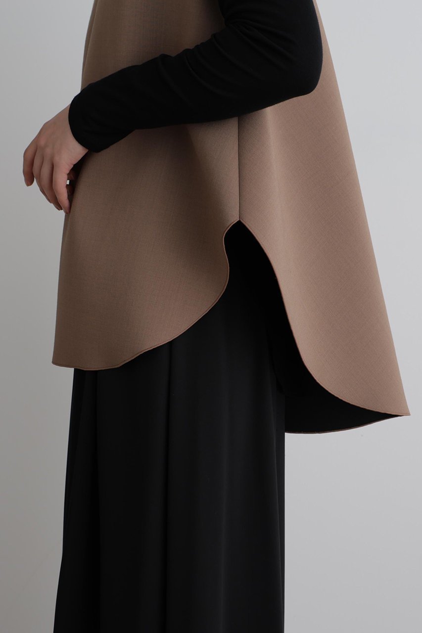 【ル フィル/LE PHIL】のライトボンディングノースリーブジレブラウス 人気、トレンドファッション・服の通販 founy(ファニー) 　ファッション　Fashion　レディースファッション　Fashion for Women　アウター　Coat / Outerwear Collection　トップス・カットソー　Cut & Sew Tops　キャミソール&ノースリーブ　Camisoles & Sleeveless Tops　シャツ・ブラウス・オフィスカジュアル　Elegant Blouses & Button-Ups　ベスト&ジレ / 重ね着スタイル　Vests & Gilets　カットソー　Cut and Sewn Top　シンプル　Simple, Minimal　スタンダード　Standard, Basic　ノースリーブ　Sleeveless, No-Sleeve　フォルム　Silhouette, Form　フラット　Flat, Flat Shoes　ボンディング　Bonding, Bonded Fabric　other-5|ID: prp329100004906623 ipo3291000000036737695