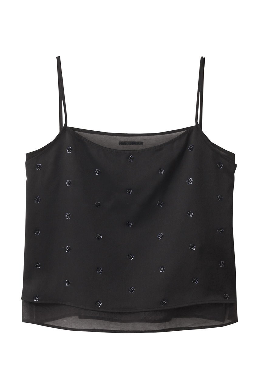 【プランク プロジェクト/PRANK PROJECT】のフラワービジューサテンビスチェ / Flower Bejeweled Satin Bustier 人気、トレンドファッション・服の通販 founy(ファニー) 　ファッション　Fashion　レディースファッション　Fashion for Women　トップス・カットソー　Cut & Sew Tops　キャミソール&ノースリーブ　Camisoles & Sleeveless Tops　シャツ・ブラウス・オフィスカジュアル　Elegant Blouses & Button-Ups　ビスチェ　Bustiers & Corset Tops / Layered Bustier Style　キャミソール　Camisole, Spaghetti Strap Top　サテン　Satin, Glossy Fabric　シアー　Sheer, See-Through　シンプル　Simple, Minimal　セットアップ　Set-Up, Coordinated Outfit　ノースリーブ　Sleeveless, No-Sleeve　パーティ　Party, Party Style　フラワー　Flower, Floral　モチーフ　Motif, Design Theme　リゾート　Resort, Vacation Style　ワッシャー　Washer, Crinkled Finish　無地　Plain, Solid Color　 other-1|ID: prp329100004906640 ipo3291000000036737836