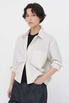 【マーガレットハウエル/MARGARET HOWELL】のCOTTON NYLON POPLIN SHIRT ホワイト|ID: prp329100004906644 ipo3291000000036737882