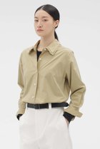 【マーガレットハウエル/MARGARET HOWELL】のSUPER FINE COTTON POPLIN SHIRT イエロー|ID: prp329100004906645 ipo3291000000036737889