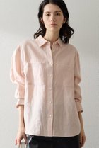 【ウィムガゼット/Whim Gazette】のリネンシャツ 人気、トレンドファッション・服の通販 founy(ファニー) ファッション Fashion レディースファッション Fashion for Women トップス・カットソー Cut & Sew Tops シャツ・ブラウス・オフィスカジュアル Elegant Blouses & Button-Ups シンプル Simple, Minimal スリーブ Sleeve, Long Sleeve / Short Sleeve フランス France, French ベビー Baby, Babywear ポケット Pocket, Pocket Detail リネン Linen, Linen Fabric リラックス Relax, Relaxed Fit レギュラー Regular, Standard Fit ロング Long, Long-Length エレガント 上品 Elegant thumbnail ベビーピンク|ID: prp329100004906654 ipo3291000000036737979