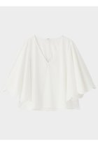 【ル フィル/LE PHIL】のSOLOTEXブロードスカラップフレアスリーブブラウス ホワイト|ID: prp329100004906662 ipo3291000000036738042