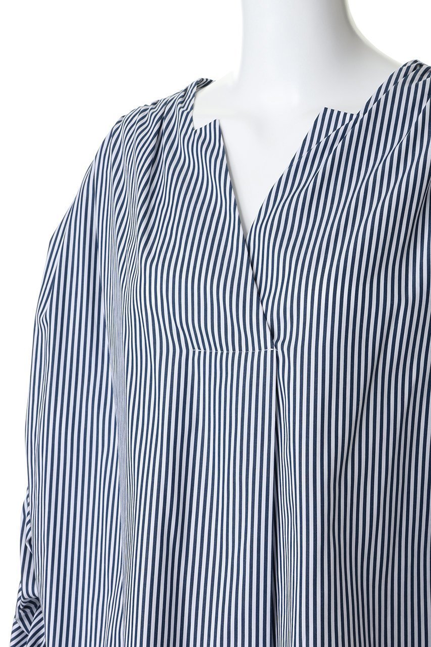 【プルミエ アロンディスモン/1er Arrondissement】のギャザーブラウス 人気、トレンドファッション・服の通販 founy(ファニー) 　ファッション　Fashion　レディースファッション　Fashion for Women　トップス・カットソー　Cut & Sew Tops　シャツ・ブラウス・オフィスカジュアル　Elegant Blouses & Button-Ups　ギャザー　Gathered, Ruffled　スキッパー　Skipper, Open Collar　スリーブ　Sleeve, Long Sleeve / Short Sleeve　ロング　Long, Long-Length　エレガント 上品　Elegant　再入荷　Restock / Back in Stock　other-5|ID: prp329100004906666 ipo3291000000036738078