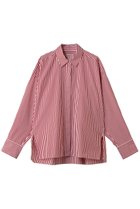【プルミエ アロンディスモン/1er Arrondissement】のストライプビッグシャツ 人気、トレンドファッション・服の通販 founy(ファニー) ファッション Fashion レディースファッション Fashion for Women トップス・カットソー Cut & Sew Tops シャツ・ブラウス・オフィスカジュアル Elegant Blouses & Button-Ups スリーブ Sleeve, Long Sleeve / Short Sleeve ロング Long, Long-Length 再入荷 Restock / Back in Stock 夏 Summer 春 Spring S/S・春夏 SS, Spring/Summer, Warm Season thumbnail ストライプ|ID: prp329100004906669 ipo3291000000036738097