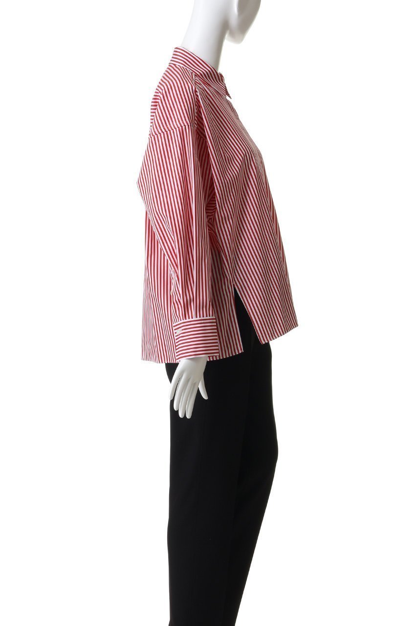 【プルミエ アロンディスモン/1er Arrondissement】のストライプビッグシャツ 人気、トレンドファッション・服の通販 founy(ファニー) 　ファッション　Fashion　レディースファッション　Fashion for Women　トップス・カットソー　Cut & Sew Tops　シャツ・ブラウス・オフィスカジュアル　Elegant Blouses & Button-Ups　スリーブ　Sleeve, Long Sleeve / Short Sleeve　ロング　Long, Long-Length　再入荷　Restock / Back in Stock　夏　Summer　春　Spring　S/S・春夏　SS, Spring/Summer, Warm Season　other-3|ID: prp329100004906669 ipo3291000000036738100