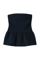 【プルミエ アロンディスモン/1er Arrondissement】の【LOWER】“18G Smooth Peplum”ベアトップ ブルー|ID: prp329100004906670 ipo3291000000036738108