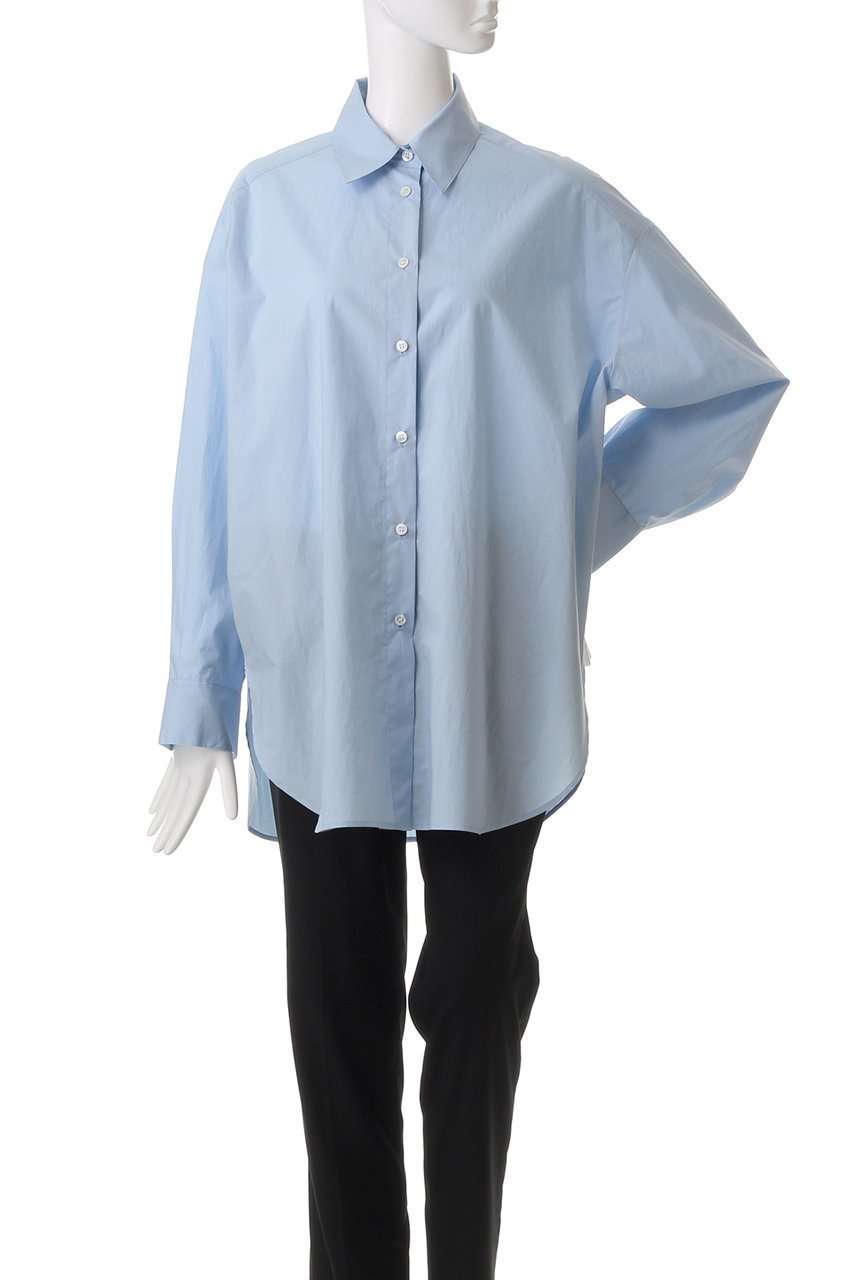 【ジェイドット/j.】の高密度コットンコクーンフォルムシャツ 人気、トレンドファッション・服の通販 founy(ファニー) 　ファッション　Fashion　レディースファッション　Fashion for Women　トップス・カットソー　Cut & Sew Tops　シャツ・ブラウス・オフィスカジュアル　Elegant Blouses & Button-Ups　おすすめ　Recommended / Our Picks　コンパクト　Compact, Small Size　スリーブ　Sleeve, Long Sleeve / Short Sleeve　ファブリック　Fabric, Textile　ロング　Long, Long-Length　エレガント 上品　Elegant　other-2|ID: prp329100004906680 ipo3291000000036738199