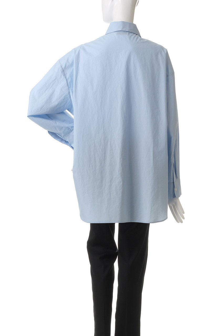 【ジェイドット/j.】の高密度コットンコクーンフォルムシャツ 人気、トレンドファッション・服の通販 founy(ファニー) 　ファッション　Fashion　レディースファッション　Fashion for Women　トップス・カットソー　Cut & Sew Tops　シャツ・ブラウス・オフィスカジュアル　Elegant Blouses & Button-Ups　おすすめ　Recommended / Our Picks　コンパクト　Compact, Small Size　スリーブ　Sleeve, Long Sleeve / Short Sleeve　ファブリック　Fabric, Textile　ロング　Long, Long-Length　エレガント 上品　Elegant　other-4|ID: prp329100004906680 ipo3291000000036738202