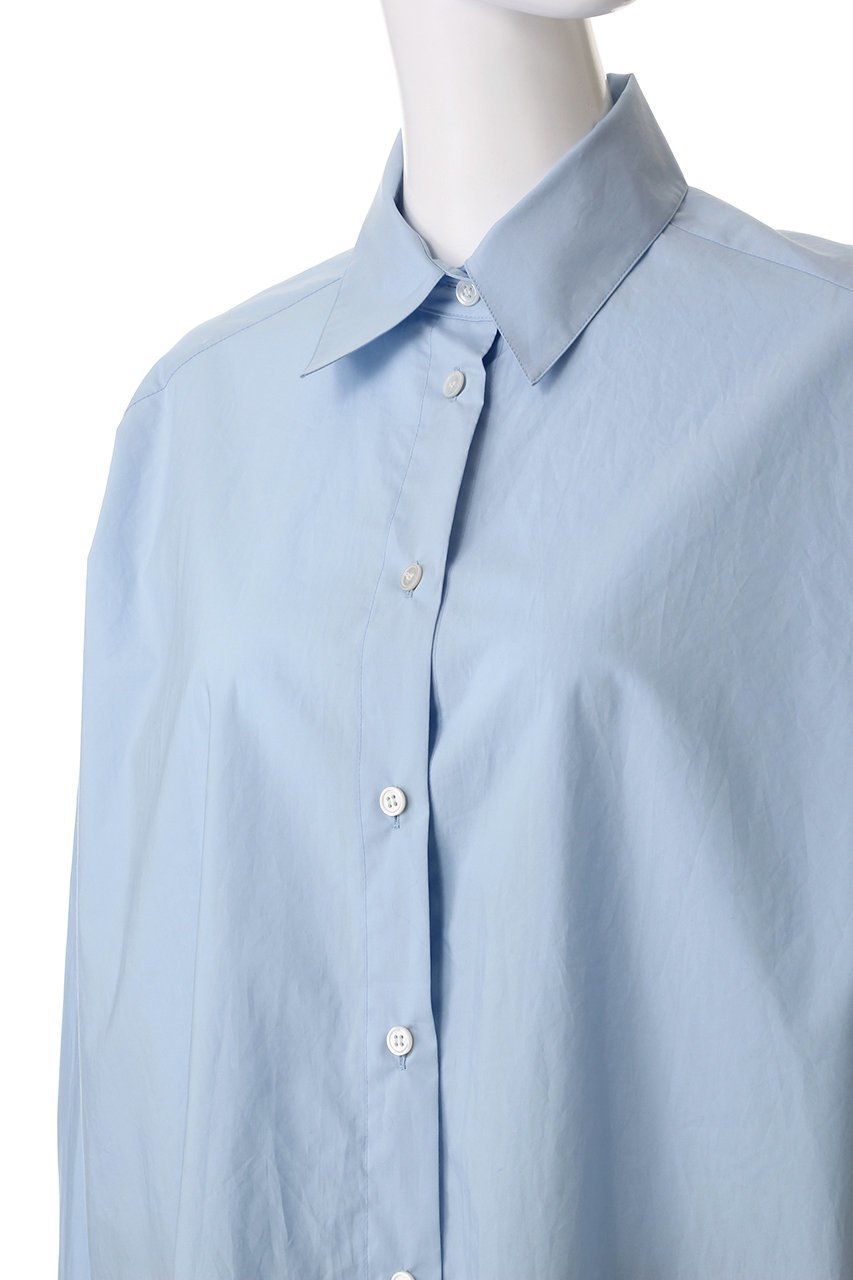 【ジェイドット/j.】の高密度コットンコクーンフォルムシャツ 人気、トレンドファッション・服の通販 founy(ファニー) 　ファッション　Fashion　レディースファッション　Fashion for Women　トップス・カットソー　Cut & Sew Tops　シャツ・ブラウス・オフィスカジュアル　Elegant Blouses & Button-Ups　おすすめ　Recommended / Our Picks　コンパクト　Compact, Small Size　スリーブ　Sleeve, Long Sleeve / Short Sleeve　ファブリック　Fabric, Textile　ロング　Long, Long-Length　エレガント 上品　Elegant　other-5|ID: prp329100004906680 ipo3291000000036738204