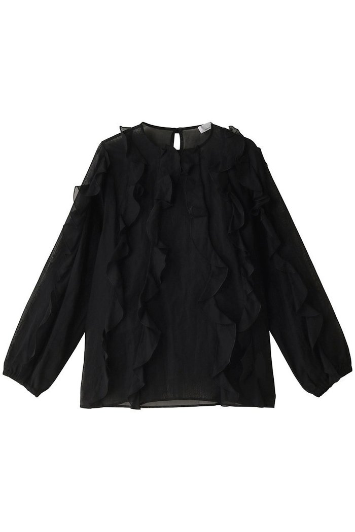 【ジェイドット/j.】のコットンオーガンジーフリルブラウス インテリア・キッズ・メンズ・レディースファッション・服の通販 founy(ファニー) https://founy.com/ ファッション Fashion レディースファッション Fashion for Women トップス・カットソー Cut & Sew Tops シャツ・ブラウス・オフィスカジュアル Elegant Blouses & Button-Ups オーガンジー Organza Fabric シルク Silk, 100% Silk ストライプ Stripe, Striped Pattern スリット Slit, Slit Detail スリーブ Sleeve, Long Sleeve / Short Sleeve パーティ Party, Party Style フリル Frill, Ruffle ロング Long, Long-Length |ID: prp329100004906682 ipo3291000000036738213