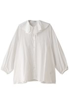 【ジェイドット/j.】のコットンシルクボイルフリル衿ブラウス 人気、トレンドファッション・服の通販 founy(ファニー) ファッション Fashion レディースファッション Fashion for Women トップス・カットソー Cut & Sew Tops シャツ・ブラウス・オフィスカジュアル Elegant Blouses & Button-Ups シルク Silk, 100% Silk スリーブ Sleeve, Long Sleeve / Short Sleeve パーティ Party, Party Style フェミニン Feminine, Girly フリル Frill, Ruffle ロング Long, Long-Length thumbnail ホワイト|ID: prp329100004906683 ipo3291000000036738223