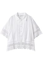 【エリオポール/heliopole】の【normment】CTN FLEX LACE ブラウス 人気、トレンドファッション・服の通販 founy(ファニー) ファッション Fashion レディースファッション Fashion for Women トップス・カットソー Cut & Sew Tops シャツ・ブラウス・オフィスカジュアル Elegant Blouses & Button-Ups おすすめ Recommended / Our Picks インナー Innerwear ショート Short, Short Length シンプル Simple, Minimal スリーブ Sleeve, Long Sleeve / Short Sleeve ボトム Bottoms, Lower Wear レース Lace, Lace Fabric thumbnail アイボリー|ID: prp329100004906693 ipo3291000000036738302