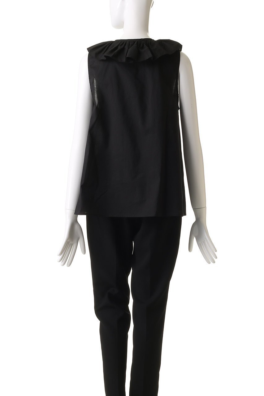 【ビリティス ディセッタン/Bilitis dix-sept ans】のビッグカラートップス 人気、トレンドファッション・服の通販 founy(ファニー) 　ファッション　Fashion　レディースファッション　Fashion for Women　トップス・カットソー　Cut & Sew Tops　キャミソール&ノースリーブ　Camisoles & Sleeveless Tops　シャツ・ブラウス・オフィスカジュアル　Elegant Blouses & Button-Ups　デニム　Denim, Jeans Material　トレンド　Trend, Trending Now　ノースリーブ　Sleeveless, No-Sleeve　ビッグ　Big, Oversized　フェミニン　Feminine, Girly　フレア　Flare, Flared　ミックス　Mix, Mixed Style　リボン　Ribbon, Bow　other-4|ID: prp329100004906699 ipo3291000000036738365