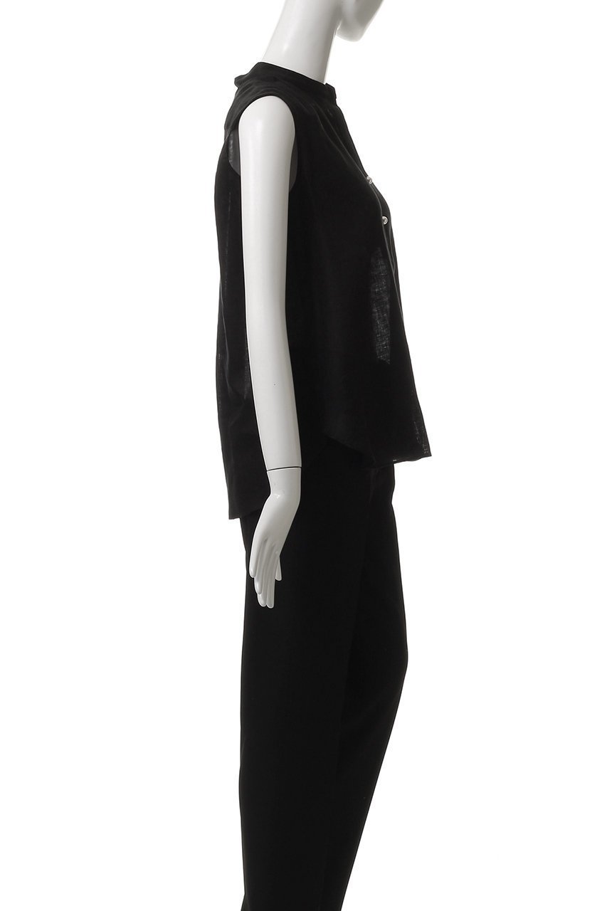 【マルティニーク/martinique】の《定番》ノースリパールスキッパー 人気、トレンドファッション・服の通販 founy(ファニー) 　ファッション　Fashion　レディースファッション　Fashion for Women　トップス・カットソー　Cut & Sew Tops　キャミソール&ノースリーブ　Camisoles & Sleeveless Tops　シャツ・ブラウス・オフィスカジュアル　Elegant Blouses & Button-Ups　インナー　Innerwear　ジャケット　Jacket, Outerwear　スキッパー　Skipper, Open Collar　センター　Center, Center Line　ノースリーブ　Sleeveless, No-Sleeve　パール　Pearl, Pearl Accent　フレア　Flare, Flared　エレガント 上品　Elegant　定番　Standard, Basic Item　other-3|ID: prp329100004906701 ipo3291000000036738375