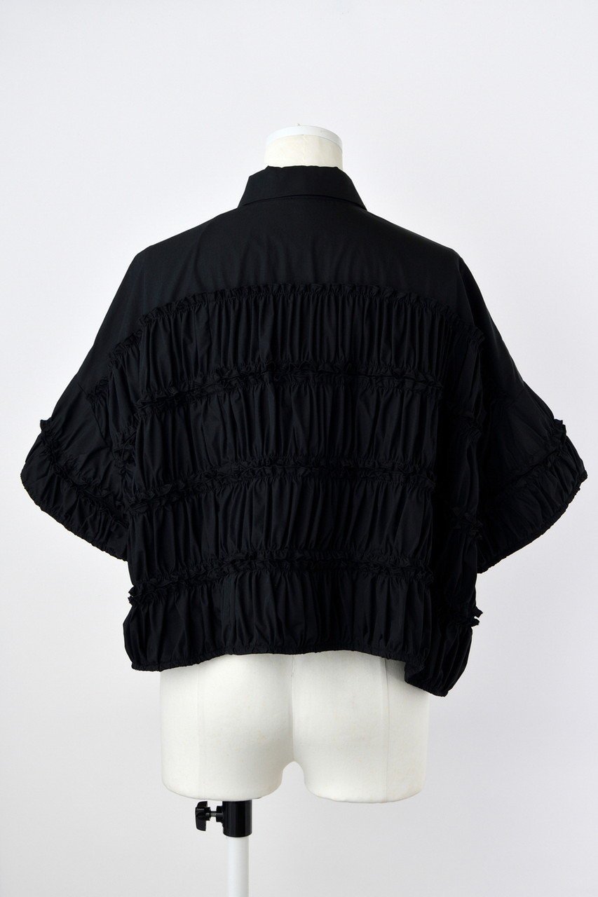 【エンフォルド/ENFOLD】のTIERED GATHER SHIRT/シャツ 人気、トレンドファッション・服の通販 founy(ファニー) ファッション Fashion レディースファッション Fashion for Women トップス・カットソー Cut & Sew Tops シャツ・ブラウス・オフィスカジュアル Elegant Blouses & Button-Ups ギャザー Gathered, Ruffled ショート Short, Short Length スリーブ Sleeve, Long Sleeve / Short Sleeve フェミニン Feminine, Girly ボーダー Border, Stripe ワイド Wide, Wide Fit other-3|ID: prp329100004906712 ipo3291000000036738463