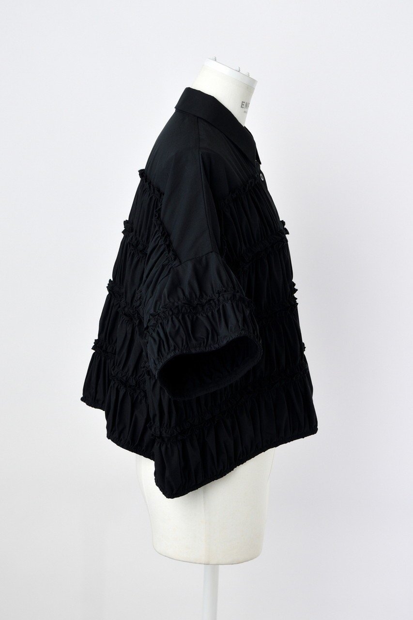 【エンフォルド/ENFOLD】のTIERED GATHER SHIRT/シャツ 人気、トレンドファッション・服の通販 founy(ファニー) ファッション Fashion レディースファッション Fashion for Women トップス・カットソー Cut & Sew Tops シャツ・ブラウス・オフィスカジュアル Elegant Blouses & Button-Ups ギャザー Gathered, Ruffled ショート Short, Short Length スリーブ Sleeve, Long Sleeve / Short Sleeve フェミニン Feminine, Girly ボーダー Border, Stripe ワイド Wide, Wide Fit other-4|ID: prp329100004906712 ipo3291000000036738464