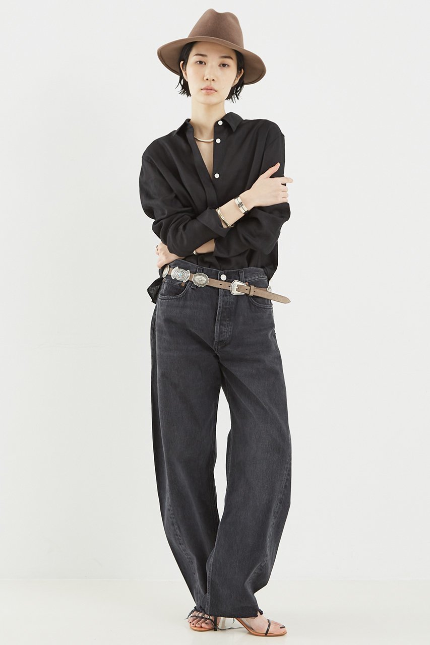 【ザ ストア バイ シー/THE STORE by C】のリネンシャツ 人気、トレンドファッション・服の通販 founy(ファニー) 　ファッション　Fashion　レディースファッション　Fashion for Women　トップス・カットソー　Cut & Sew Tops　シャツ・ブラウス・オフィスカジュアル　Elegant Blouses & Button-Ups　カシュクール　Wrap Design　スラックス　Slacks, Dress Pants　スリーブ　Sleeve, Long Sleeve / Short Sleeve　デニム　Denim, Jeans Material　リネン　Linen, Linen Fabric　ロング　Long, Long-Length　エレガント 上品　Elegant　夏　Summer　other-4|ID: prp329100004906724 ipo3291000000036738550