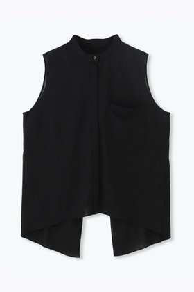 【レリル/lelill】 バックフラップシアーシャツ人気、トレンドファッション・服の通販 founy(ファニー) ファッション Fashion レディースファッション Fashion for Women トップス・カットソー Cut & Sew Tops キャミソール&ノースリーブ Camisoles & Sleeveless Tops シャツ・ブラウス・オフィスカジュアル Elegant Blouses & Button-Ups バッグ Bags おすすめ Recommended / Our Picks インナー Innerwear スリーブ Sleeve, Long Sleeve / Short Sleeve ノースリーブ Sleeveless, No-Sleeve フラップ Flap, Flap Pocket フレンチ French, French Style |ID:prp329100004906725
