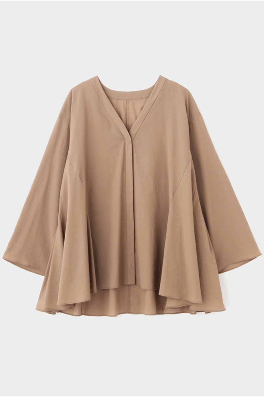 【ル フィル/LE PHIL】のトリアセオーガンジーブラウス 人気、トレンドファッション・服の通販 founy(ファニー) 　ファッション　Fashion　レディースファッション　Fashion for Women　トップス・カットソー　Cut & Sew Tops　シャツ・ブラウス・オフィスカジュアル　Elegant Blouses & Button-Ups　スリーブ　Sleeve, Long Sleeve / Short Sleeve　フォルム　Silhouette, Form　フロント　Front, Front Design　ロング　Long, Long-Length　 other-1|ID: prp329100004906732 ipo3291000000036738605