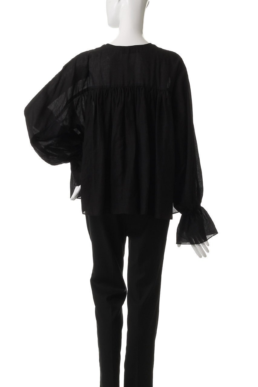 【デパリエ/DEPAREILLE】のリネンレースアップブラウス 人気、トレンドファッション・服の通販 founy(ファニー) 　ファッション　Fashion　レディースファッション　Fashion for Women　トップス・カットソー　Cut & Sew Tops　シャツ・ブラウス・オフィスカジュアル　Elegant Blouses & Button-Ups　シアー　Sheer, See-Through　スリーブ　Sleeve, Long Sleeve / Short Sleeve　リネン　Linen, Linen Fabric　レース　Lace, Lace Fabric　ロング　Long, Long-Length　夏　Summer　定番　Standard, Basic Item　春　Spring　S/S・春夏　SS, Spring/Summer, Warm Season　other-4|ID: prp329100004906744 ipo3291000000036738730